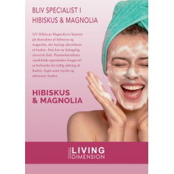 Flyer i hibiskus i A5